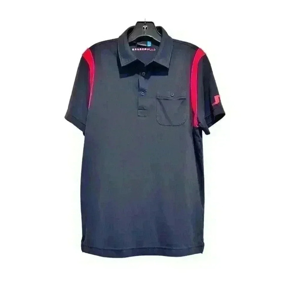 J.Lindeberg Other - J.Lindeberg Men’s Golf Polo Size M Navy Logo On Back Short Sleeve Pickleball